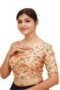 Multi Print Boat Neck Blouse