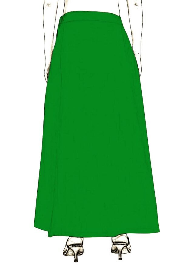 Pure Cotton green Petticoat (Saya) - Image 5