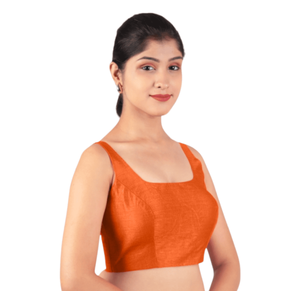 Sleeveless Padded Saree Blouse