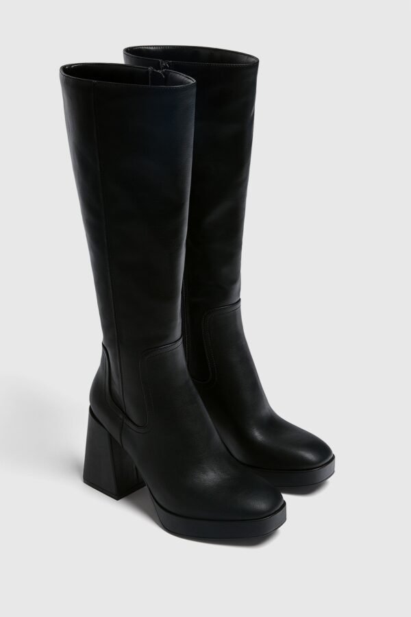 Knee-High Heeled Boots - Image 2