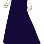 Pure Cotton blue Petticoat (Saya) - Image 3
