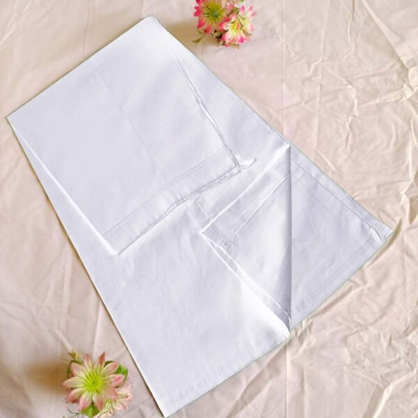 Pure cotton white petticoat (Saya) - Image 3
