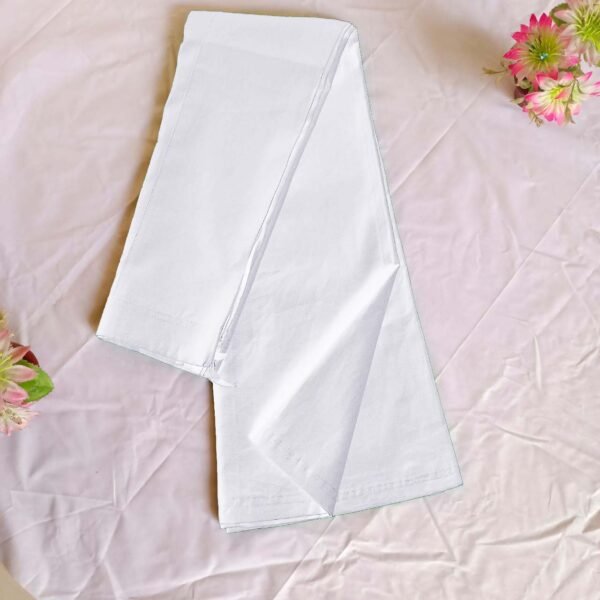 Pure cotton white petticoat (Saya) - Image 2