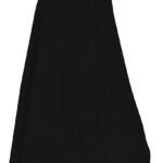 Black cotton petticoat