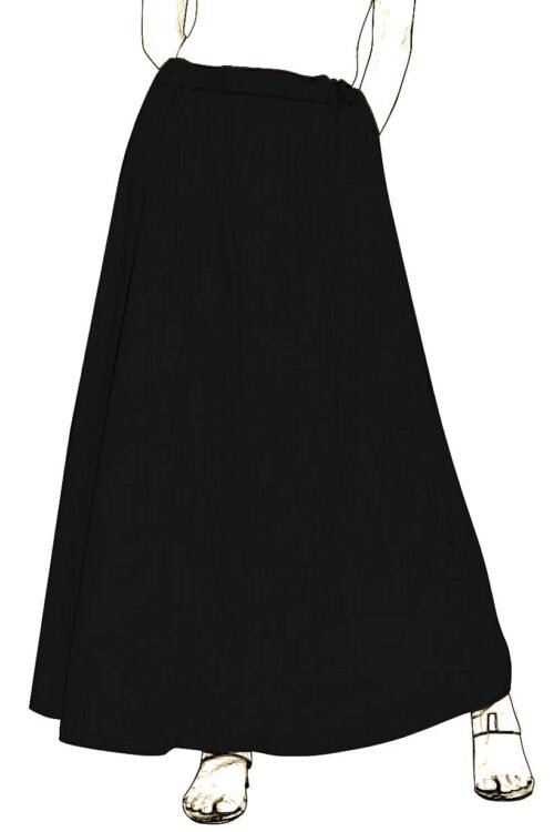 Metarnity cotton black petticoat