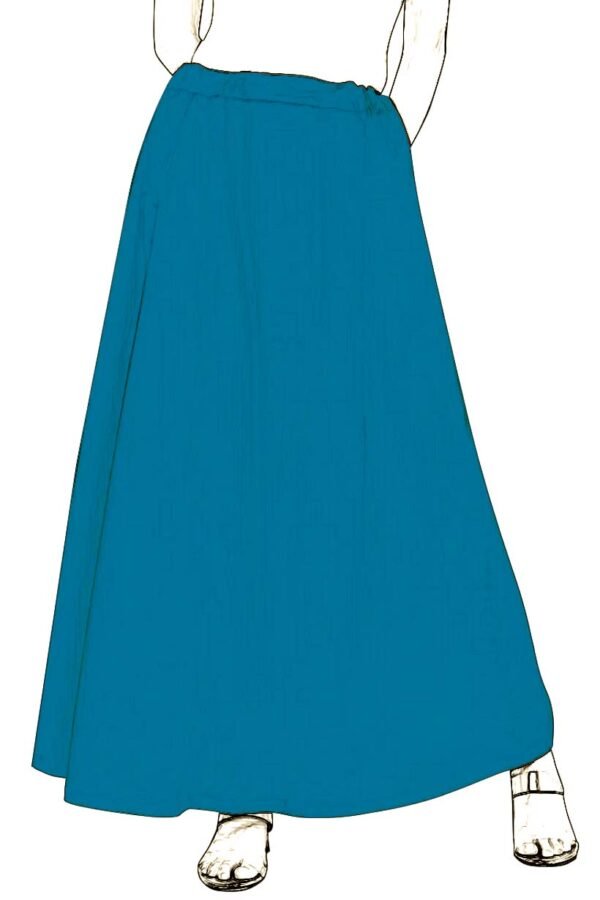 Cotton skyblue petticoat - Image 3