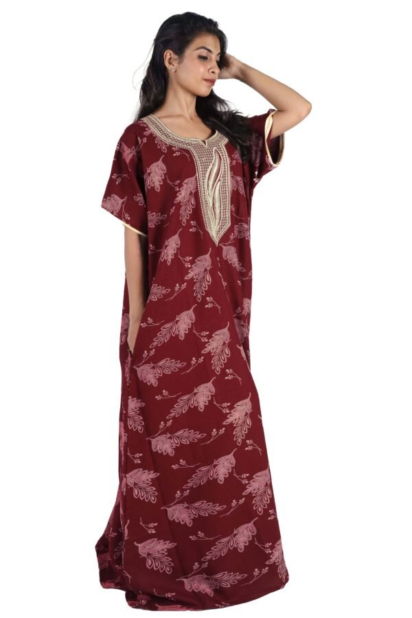 Organic Alpine Nighty (Dark wine) - Image 4