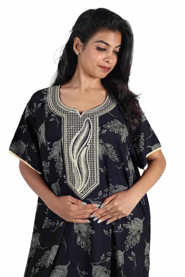Sustainable Alpine Embroidery Nighty - Image 4