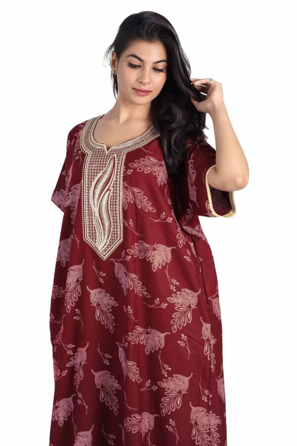 Organic Alpine Nighty (Dark wine) - Image 2